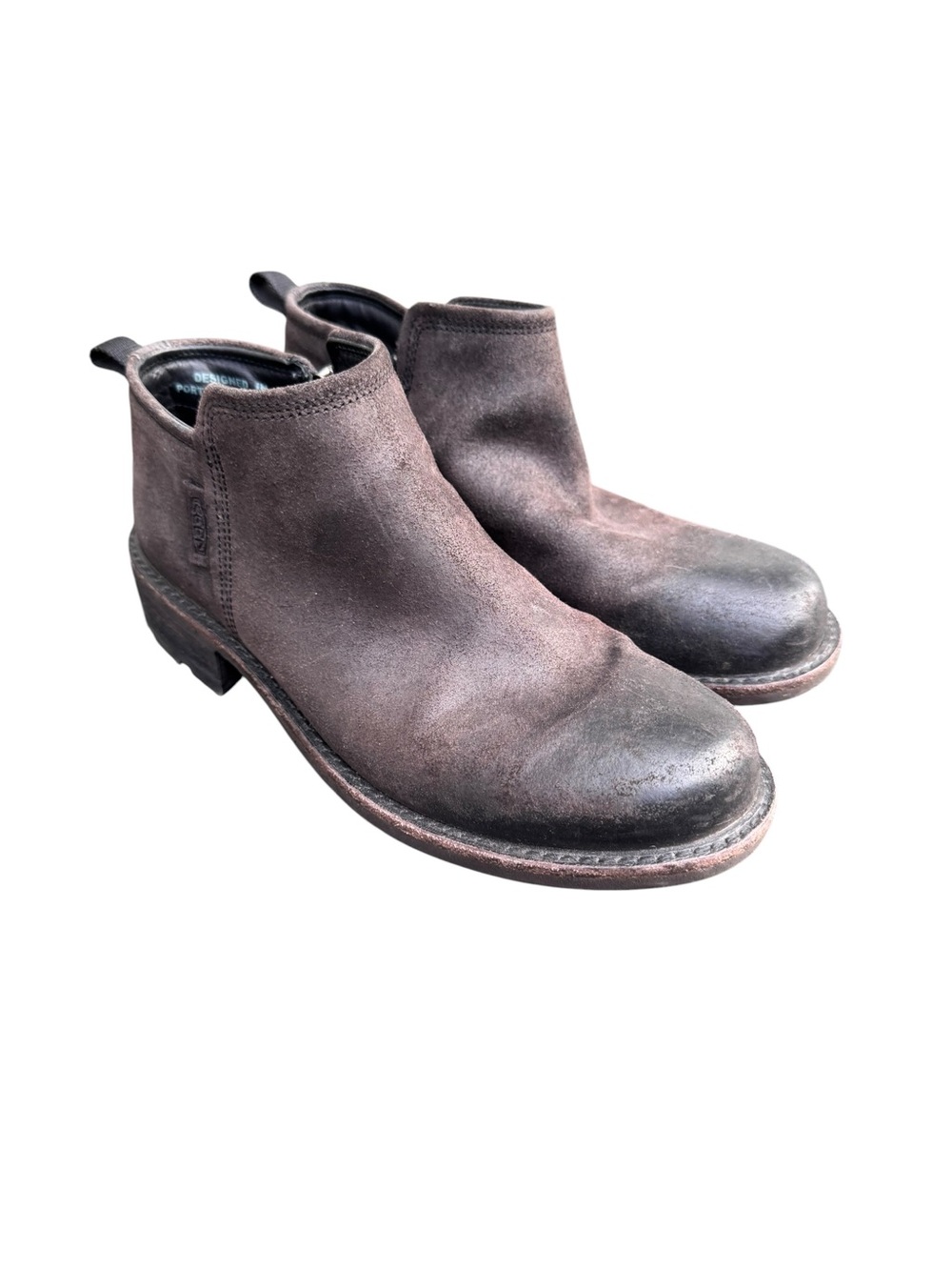 Keen Women's Oregon City Lug Boots Chelsea Brown Suede Gaucho Size 6